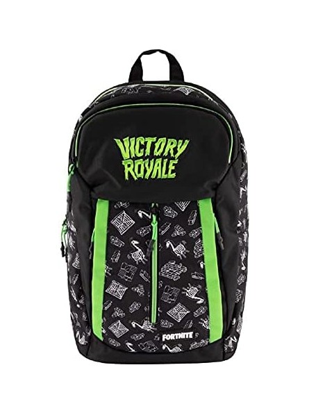 SC ZAINO FORTNITE ORGAN. VICTORY ROYALE NERO VERDE 2021