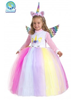 COSTUME UNICORNO ARCOBALENO...