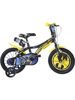 BICI 16 BATMAN NERO GIALLO