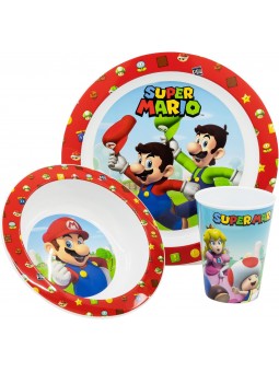 PAP-SUPERMARIO SET: PIANO FONDO E  BICCHIERE