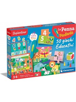 ED-SAPIENTINO PENNA PARLANTE 50 GIOCHI EDUCATIVI