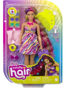 F-BARBIE TOTALLY HAIR BRUNETTE
