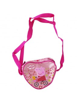 B-PEPPA PIG BORSA CUORE ROSA