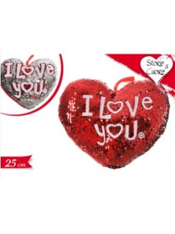 PEL.CUORE 25CM PAILLETTES...