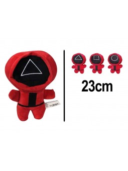PEL.SQUID GAME ROSSO 23CM ASS