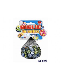 BN-BIGLIE 50PZ IN VETRO ASS