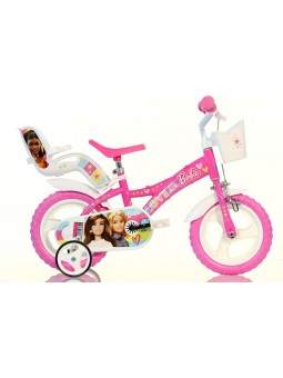 BICI 12 BARBIE FUXIA BIANCO...