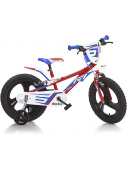 BICI 14 DINO 6 PROCROSS ROSSO BIANCO AZZURRO