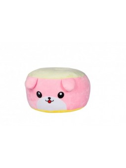 PEL.PUFF CANE ROSA 40X25