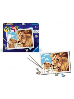 CR-CREART LEONE E CUCCIOLO...