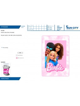 AI-PLAID BARBIE 100X150 ROSA