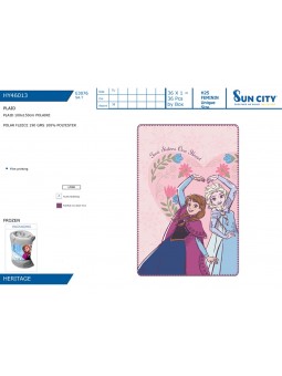 AI-PLAID FROZEN 100X150 ROSA