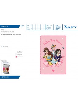 AI-PLAID PRINCESS 100X150 ROSA