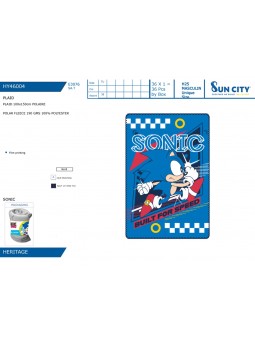 AI-PLAID SONIC 100X150 AZZURRO