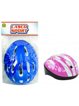 BICI:CASCO ROSA FIORI