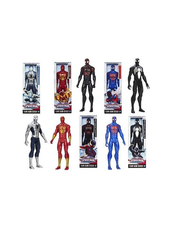M-SPIDERMAN 30CM:BLACK SUIT...