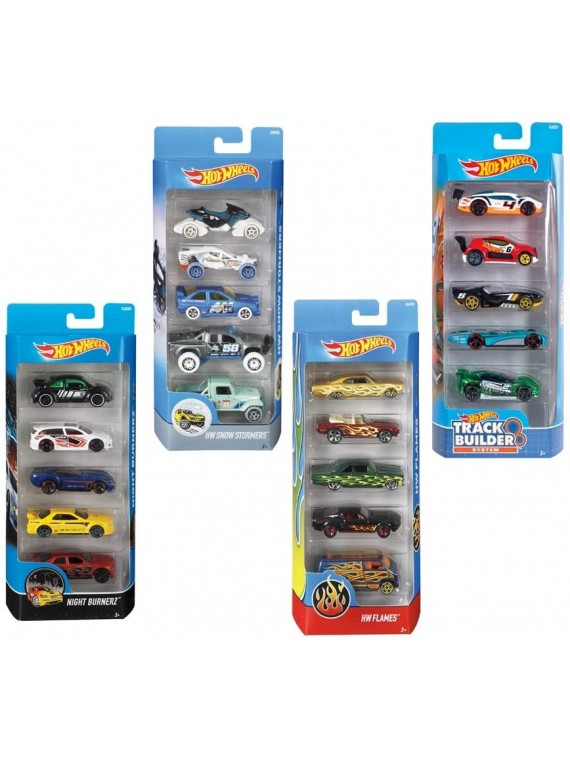 V-AUTO HOT WHEELS 5PEZZI...