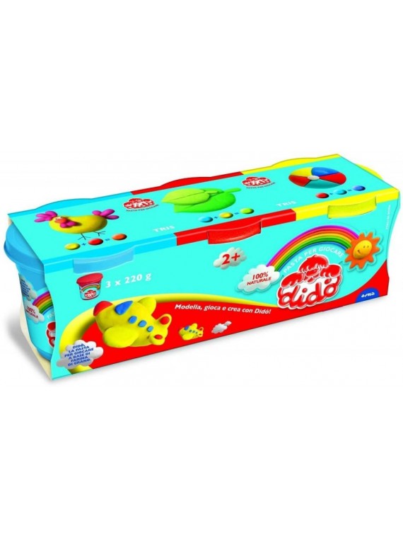 CR-PLASTILINA DIDO 3VASETTI...