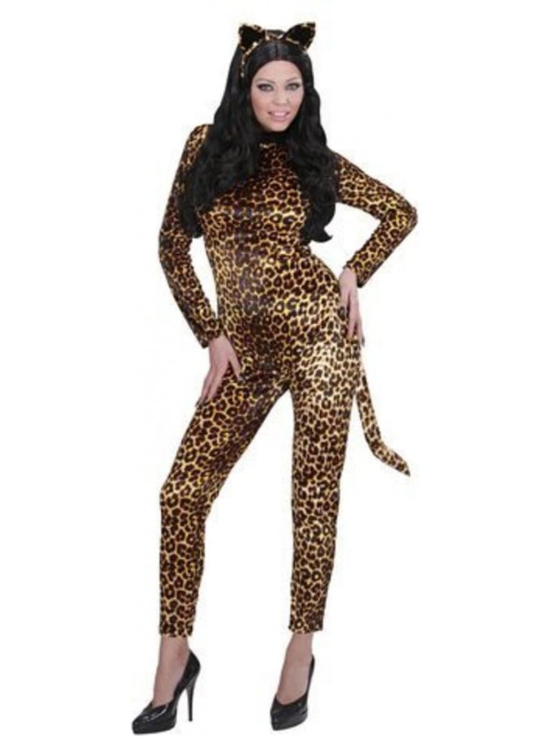 vestito di carnevale donna adulta leopardato da Leoparda