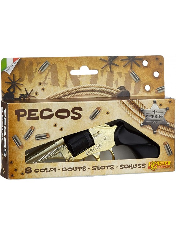 M-ARMI:PISTOLA PECOS 8COLPI