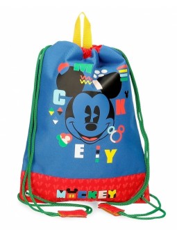 B-MICKEY SACCA AZZURRO ROSSO