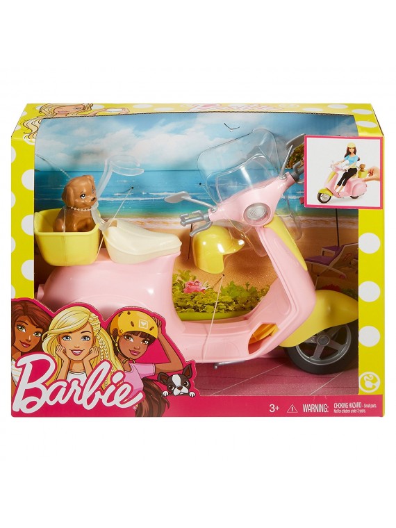 F-BARBIE:SCOOTER MOTO CON...